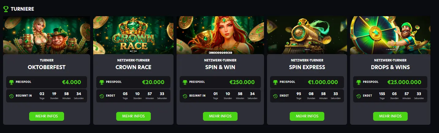 Turniere und Preispools im NeoSpin Casino